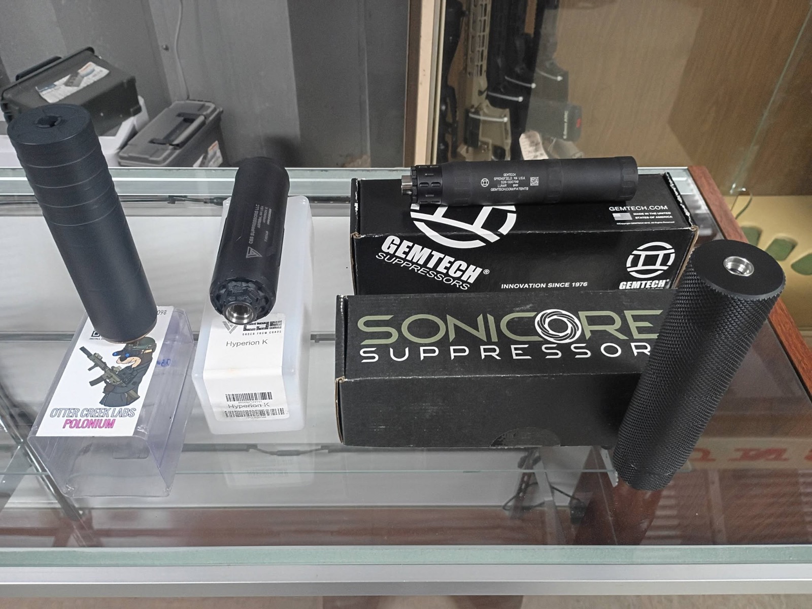 Suppressors available with Form 4 transfer support